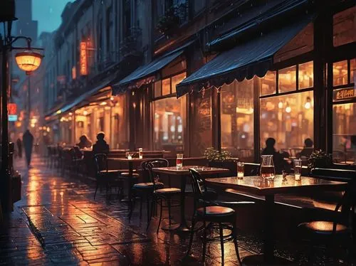 paris cafe,parisian coffee,street cafe,bistrot,new york restaurant,evening atmosphere,paris,restaurants,french quarters,outdoor dining,rain bar,bistro,new orleans,gas lamp,paris balcony,a restaurant,watercolor paris,paris shops,wine tavern,montmartre,Illustration,Black and White,Black and White 31