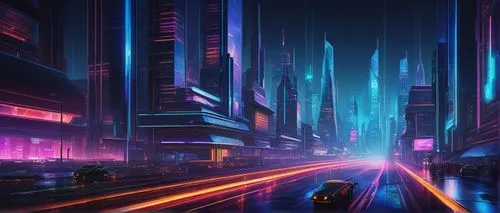 cybercity,futuristic landscape,cyberpunk,cityscape,metropolis,cybertown,cyberscene,polara,cyberworld,colorful city,city highway,tron,cyberport,futuristic,city at night,bladerunner,cyberia,fantasy city,autopia,neon arrows,Conceptual Art,Daily,Daily 33