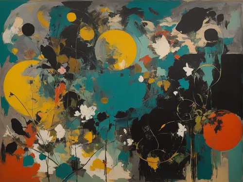 abstract painting,orange tree,floral composition,orange blossom,carol colman,abstract flowers,yellow garden,scattered flowers,still life of spring,falling flowers,black landscape,fiori,cloves schwindl inge,carol m highsmith,oil on canvas,sunflowers in vase,zao,splotches of color,paint splatter,oilpaper,Photography,Black and white photography,Black and White Photography 13