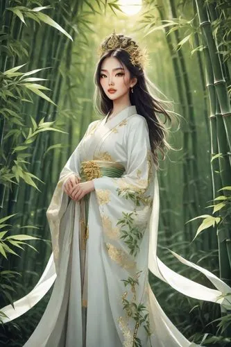 oriental princess,jasmine blossom,ao dai,hanbok,white blossom,chinese art,fantasy picture,inner mongolian beauty,fantasy portrait,mulan,lily of the field,shuanghuan noble,korean culture,scent of jasmine,junshan yinzhen,world digital painting,sacred lotus,jasmine flower,wuchang,bamboo flute,Photography,Natural