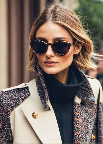 menswear for women,woman in menswear,trench coat,long coat,fur coat,women fashion,coat,overcoat,aviator sunglass,fashion street,sunglasses,coat color,lace round frames,chic,outerwear,on the street,vogue,summer coat,fur,black coat,Illustration,American Style,American Style 06