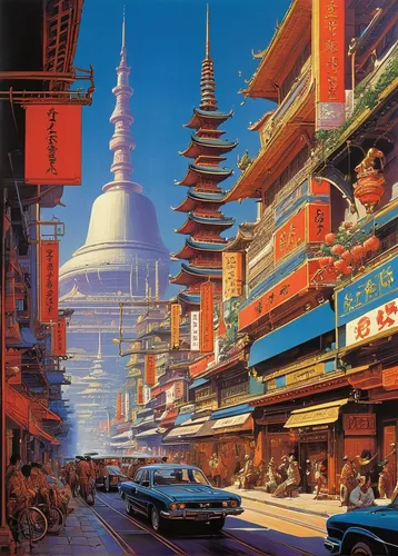 china town,kowloon,asian architecture,chinese architecture,chinatown,shanghai,oriental,asakusa,chinese temple,pagoda,asian vision,剣岳,taipei,teal blue asia,saigon,hong kong,kowloon city,harbour city,kathmandu,xi'an,Conceptual Art,Sci-Fi,Sci-Fi 19