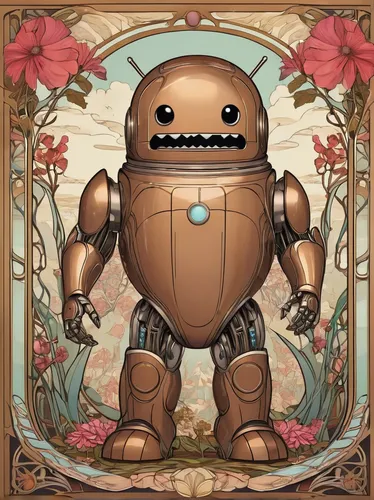 bot icon,robot icon,minibot,danbo,bot,social bot,steam icon,droid,bastion,steampunk,game illustration,robot,soft robot,chat bot,growth icon,chatbot,antique background,cent,anthropomorphized,gopher,Illustration,Retro,Retro 08