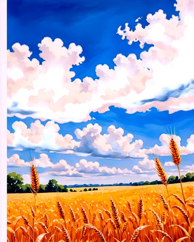 wheat field,wheat fields,wheat crops,field of cereals,grain field,cornfield,crops,grain field panorama,wheat ears,corn field,barley field,landscape background,farm background,wheat grain,straw field,strand of wheat,grain,wheat,wheat grasses,rural landscape,Illustration,Paper based,Paper Based 25