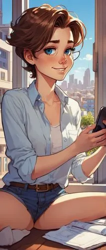 girl at the computer,waitress,secretarial,girl studying,asahina,secretary,game illustration,hausser,barista,girl with cereal bowl,woman holding pie,secretaria,woman holding a smartphone,woman drinking coffee,shadman,office worker,futa,saleslady,background image,woman eating apple,Illustration,Children,Children 04