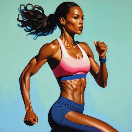 female runner,sprint woman,muscle woman,tirunesh,dibaba,woman strong,Conceptual Art,Fantasy,Fantasy 07