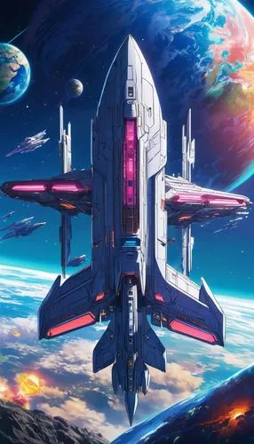 cg artwork,victory ship,space ships,starship,sky space concept,valerian,scifi,vulcania,federation,futuristic,sci - fi,sci-fi,dreadnought,fast space cruiser,star ship,spaceship space,futuristic landscape,spaceship,space ship,eldorado,Illustration,Japanese style,Japanese Style 03