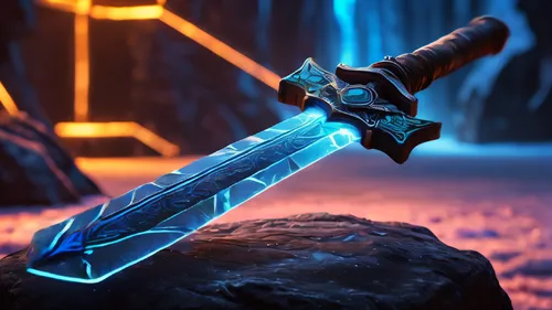 excalibur,king sword,sword,thermal lance,3d render,laser sword,swords,4k wallpaper,scepter,pickaxe,dagger,dane axe,bowie knife,ranged weapon,sabre,axe,lightsaber,runes,3d background,3d rendered,Photography,General,Natural