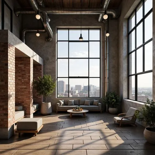 loft,lofts,penthouses,daylighting,sunroom,3d rendering,living room,livingroom,apartment,apartment lounge,modern office,cryengine,sky apartment,an apartment,block balcony,render,offices,atriums,skylights,interior design