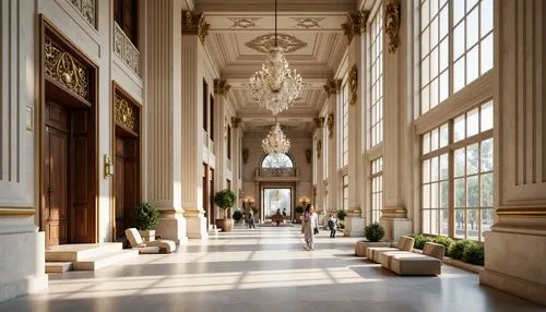 musée d'orsay,orsay,neoclassical,hallway,colonnades,enfilade,glyptothek,corridor,entrance hall,foyer,marble palace,hall of nations,corridors,carreau,colonnade,europe palace,royal interior,hallway space,villa farnesina,louvre