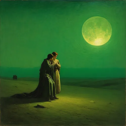 john atkinson grimshaw,shepherd romance,lev lagorio,of mourning,romantic scene,lover's grief,candlemas,night scene,praying woman,man and wife,father with child,samaritan,orientalism,the good shepherd,woman praying,honeymoon,the magdalene,shepherds,pilgrims,young couple,Art,Classical Oil Painting,Classical Oil Painting 44