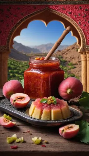 iranian nowruz,novruz,persian norooz,apple jam,guava jam,iranian cuisine,nowruz,rose apples,rajasthani cuisine,gulab jamun,strawberry jam,pomegranate juice,gazpacho,turkish cuisine,sufganiyah,cart of apples,pomegranate,fruit preserve,tomato purée,punjabi cuisine,Photography,General,Natural