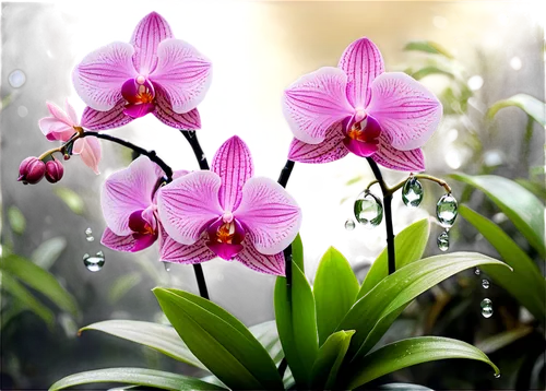 orchids,mixed orchid,phalaenopsis orchid,orchid,orchid flower,moth orchids,miltonia,laelia,lilac orchid,phalaenopsis,pleione,orchidaceae,wild orchid,phragmipedium,roscoea,pink flowers,tropical flowers,liliaceae,flower exotic,flower purple,Illustration,Realistic Fantasy,Realistic Fantasy 39