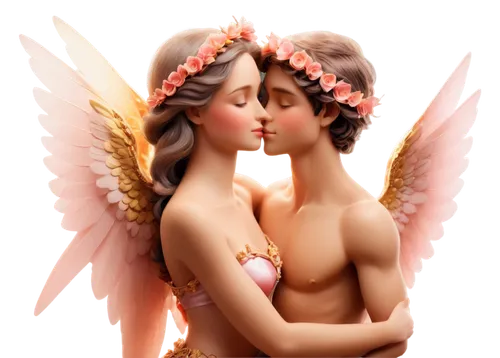 cupids,love angel,cupid,cupido,cupidity,valentine clip art,dossi,angel wings,anjo,angels,cherubim,cherubs,love in air,angel and devil,fairies,winged heart,vintage angel,young couple,for lovebirds,derivable,Illustration,Retro,Retro 20