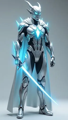 knight armor,garrison,raiden,3d model,cleanup,excalibur,Unique,Design,Character Design