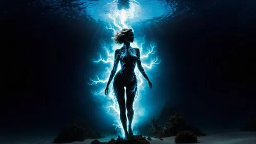 cortana,patronus,blue enchantress,bioluminescent,fathom,bioluminescence