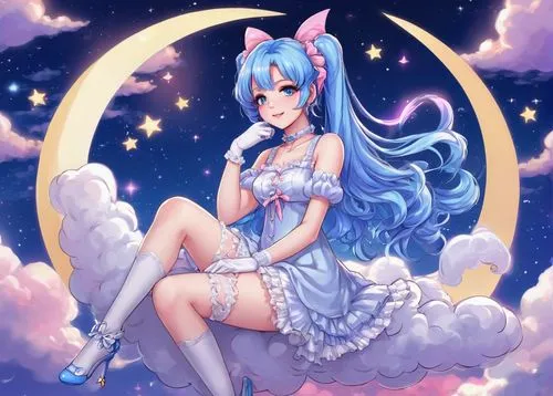 luna,lunar,celestial body,constellation unicorn,fairy galaxy,moon and star background,blue moon rose,miku,hatsune miku,blue moon,constellation lyre,sky rose,moon night,moonlight,starry sky,blue heart,moon,celestial,stars and moon,moonlit,Unique,Pixel,Pixel 05