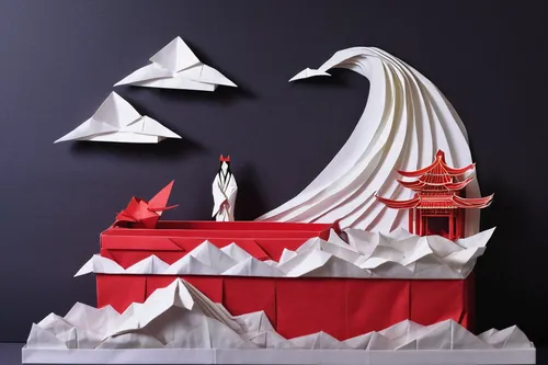 paper ship,paper art,whipped cream castle,japanese wave paper,sail ship,sea sailing ship,paper boat,sailing-boat,sailing boat,swan boat,red sail,crown render,dragon boat,sailing ship,low-poly,scarlet sail,pirate ship,sail boat,floating island,low poly,Unique,Paper Cuts,Paper Cuts 02