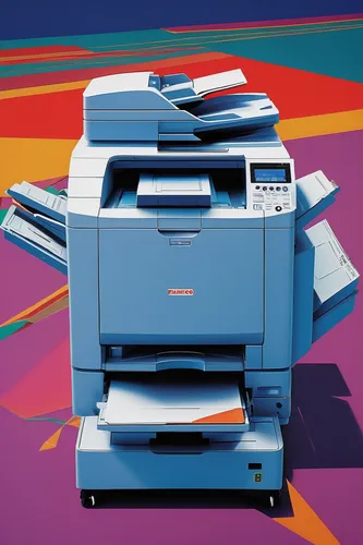 In a futuristic world, describe a high-tech copier that can duplicate not only documents but also physical objects with unexpected consequences.,photocopier,printer,inkjet printing,image scanner,toner