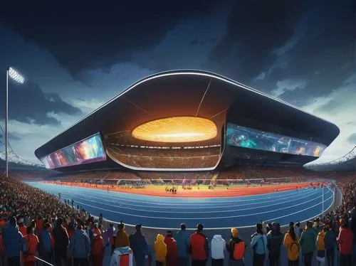 olympic stadium,universiade,olympism,iaaf,olympic park,omnisport,ullevi,olympic summer games,locog,olympique,stadiums,universiades,velodrome,stadium falcon,olympic games,olympiaturm,bislett,fairhurst,track and field,kaohisung,Conceptual Art,Oil color,Oil Color 01