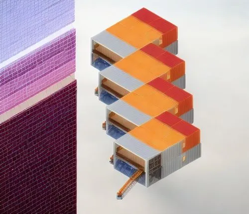 parallel,shipping containers,skyscraper,building honeycomb,lego pastel,multi-storey,cube surface,isometric,cube stilt houses,stacked containers,macroperspective,cubic,scraper,modern architecture,the skyscraper,structures,strata,high-rise building,kirrarchitecture,cubic house
