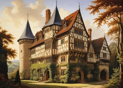 fairy tale castle sigmaringen,fairy tale castle,bethlen castle,fairytale castle,highstein,rotenfels,bach knights castle,drachenfels,wildungen,vulkaneifel,neufchateau,maulbronn monastery,alsace,chateau,würzburg residence,medieval castle,elizabethan manor house,maulbronn,chateaux,dumanoir,Illustration,Retro,Retro 21