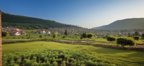 development of farmhouse on courtyard theme houses + basic amenities + clubhouse + Traditional architecture style,aurland,kallur,dongchuan,sirdal,artvin,inle,alpine pastures,balestrand,gruyere you sav