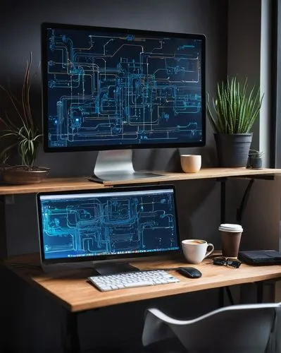 computer workstation,computer room,modern office,apple desk,computer monitor,working space,blur office background,computer graphic,monitor wall,desk,deskpro,workspaces,workstations,office desk,deskjet,computer system,computerization,computer screen,computable,computer business,Illustration,Retro,Retro 24