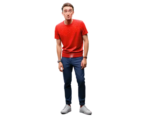 lannan,red background,on a red background,portrait background,polo shirt,transparent background,cyprien,rewi,redshirt,middleditch,edit icon,carbonaro,ladd,png transparent,transparent image,jeans background,derivable,3d model,ajr,daniil,Conceptual Art,Sci-Fi,Sci-Fi 25