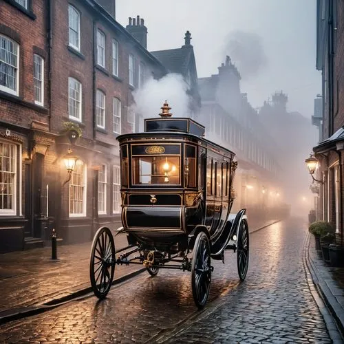 dickensian,carriage,horse-drawn carriage,horse drawn carriage,horse carriage,cobbled,Photography,General,Realistic