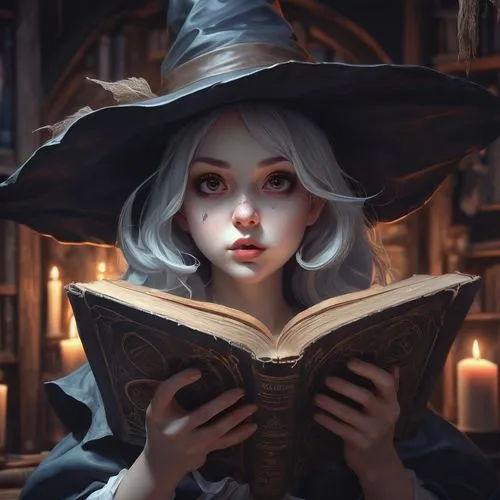 spellbook,witch's hat icon,witch's hat,magic book,librarian,fantasy portrait,bewitching,witch,witch hat,magic grimoire,spells,magistra,bewitch,spellcasting,wodrow,book wallpaper,wizardly,witching,witchel,witchfinder,Conceptual Art,Fantasy,Fantasy 01