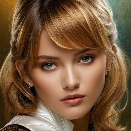 Battle hardened warriors of mid evil ages in a battlefield ,a woman with blonde hair wearing pearls and earrings,fantasy portrait,behenna,delenn,romantic portrait,portrait background,katniss,Conceptua