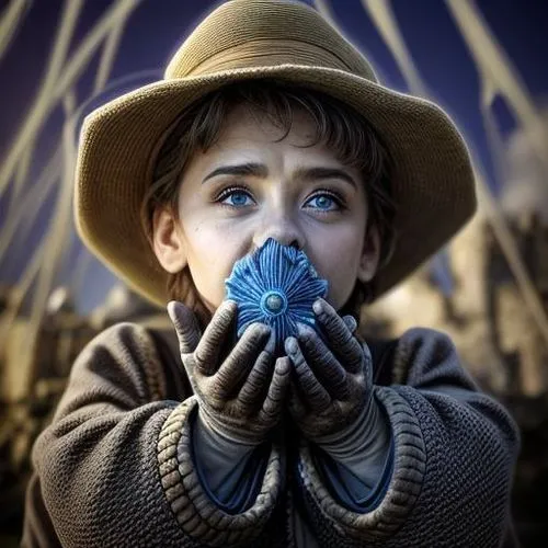 gavroche,syberia,liesel,evacuee,pollution mask,respirator,Realistic,Landscapes,Medieval