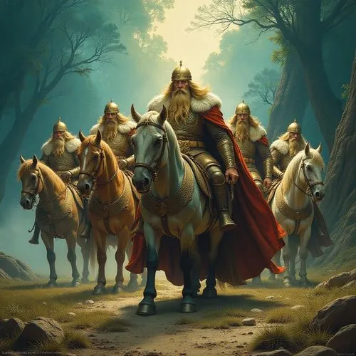 arthurian,wiglaf,hereward,nargothrond,wotan,rohirrim,Conceptual Art,Fantasy,Fantasy 01