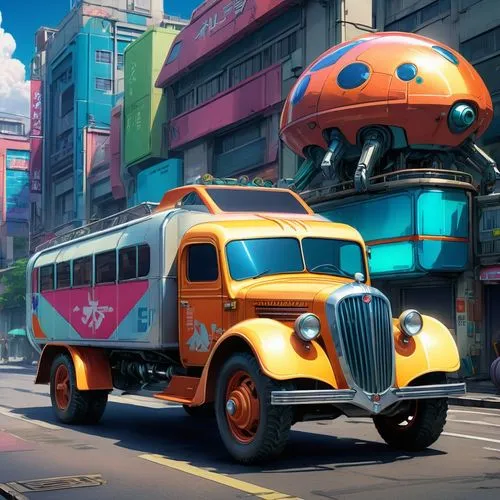 school bus,microbus,volkswagenbus,cartoon car,vwbus,schoolbus,city bus,retro vehicle,microbuses,trolley bus,vw bus,autobus,wienermobile,bus,red bus,rust truck,brum,tuk,spacebus,boltbus,Illustration,Japanese style,Japanese Style 03