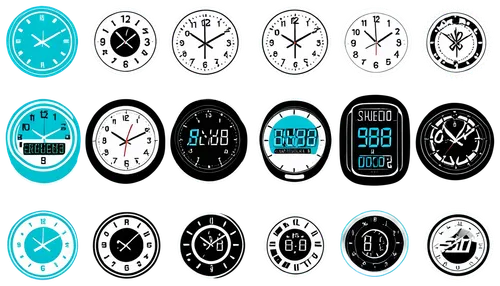 clocks,icon set,wristwatches,dials,easter eggs,easter egg sorbian,timers,set of icons,easter background,nest easter,gray icon vectors,circle icons,clockings,clock face,timepieces,time display,timetrax,altimeters,old watches,watches,Unique,Design,Sticker