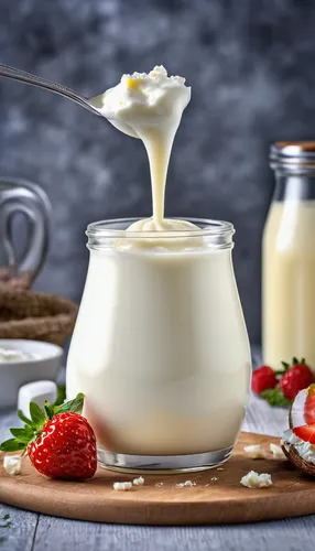 crème anglaise,yoghurt production,cream liqueur,condensed milk,zabaione,sweetened condensed milk,béchamel sauce,whipping cream,crème fraîche,béarnaise sauce,strained yogurt,syllabub,dairy products,velouté sauce,cream topping,non-dairy creamer,mascarpone,dairy product,plain fat-free yogurt,avgolemono,Photography,General,Realistic