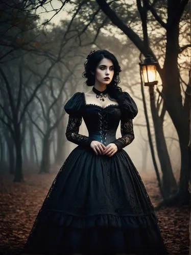 gothic woman,gothic fashion,gothic dress,gothic portrait,victorian lady,dark gothic mood,gothic style,goth woman,victorian style,gothic,vampire woman,vampire lady,mystical portrait of a girl,victorian fashion,victorian,the victorian era,overskirt,the witch,goth like,dark portrait,Art,Classical Oil Painting,Classical Oil Painting 32