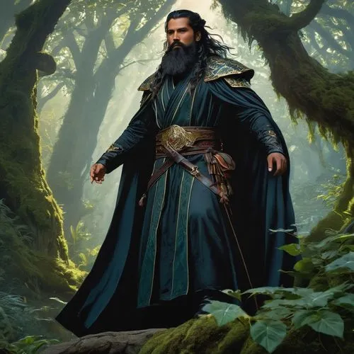 D&D Character
Male with long black hair dark beard
Warlock of a black great wyrm
Wearing dark flowing robes
Cult leader,a fantasy man with a beard in a forest,seregil,aegon,blackwall,temur,malazan,mor