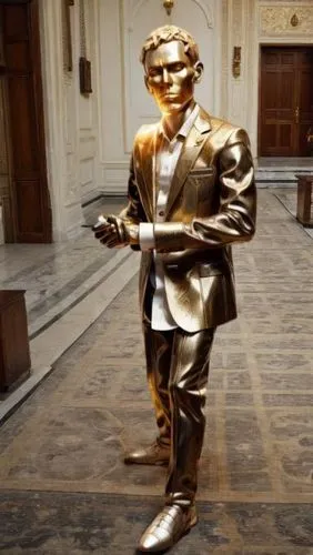 manneken pis,bellboy,wand gold,angel moroni,gold foil 2020,suit actor,golden scale,bronze sculpture,c-3po,concierge,figure of justice,mozartkugel,gold business,napoleon iii style,statuette,gullideckel,golden mask,gilding,decorative nutcracker,metal figure