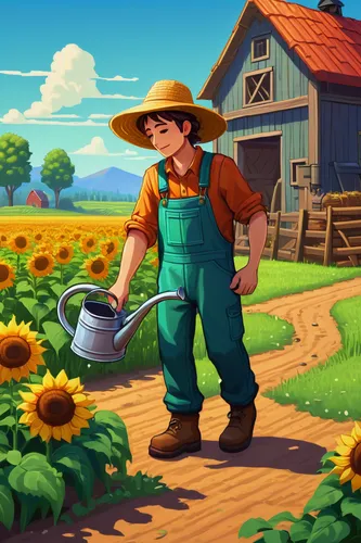 farmer,farming,agriculture,agricultural,farmworker,farm background,farm set,game illustration,farmers,agricultural use,rural,aggriculture,farmer in the woods,farm landscape,farms,farm pack,picking flowers,farm,bee farm,farmer protest,Art,Artistic Painting,Artistic Painting 33