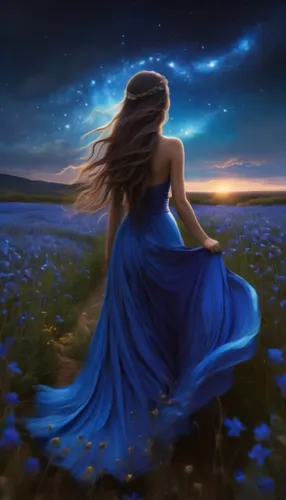 blue moon rose,blue enchantress,fantasy picture,blue rose,blue petals,blue moment,starry night,forget me not,blue painting,the night sky,blue moon,starry sky,starflower,horoscope libra,falling star,co