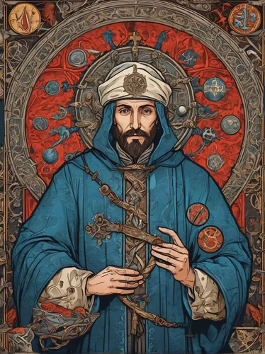 hieromonk,archimandrite,romanian orthodox,orthodox,byzantine,greek orthodox,genghis khan,medical icon,leonardo da vinci,medicine icon,the order of cistercians,orthodoxy,rasputin,conquistador,ancient icon,prophet,kirghystan,zoroastrian novruz,khazne al-firaun,christ star,Illustration,Realistic Fantasy,Realistic Fantasy 42