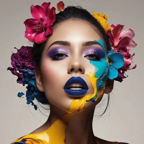 rankin,neon makeup,splash of color,vibrant color,harmony of color,saturated colors,cosmetics,beautifying,pigments,vibrantly,splotches of color,marshallese,artist color,colorist,coloration,full of color,play of colors,colorful floral,colorfully,pigmented,Photography,Artistic Photography,Artistic Photography 05