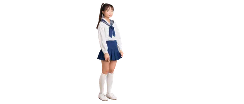 articulated manikin,school uniform,cheerleading uniform,nurse uniform,knee-high socks,girl in a long,a uniform,dress doll,girl on a white background,sports uniform,female doll,uniform,manikin,kantai collection sailor,anime japanese clothing,a wax dummy,school clothes,3d figure,knee-high boot,3d model,Illustration,Abstract Fantasy,Abstract Fantasy 05