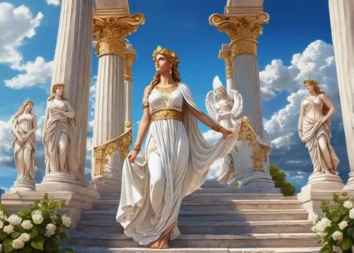 athena,frigga,goddess of justice,demeter,ceromitia,sisoulith,themis,thyatira,asherah,hippolyta,justitia,etheria,artemis temple,athene,mithridates,apollo and the muses,medea,zenobia,greek mythology,aureum,Conceptual Art,Fantasy,Fantasy 27