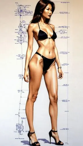 female body,advertising figure,thickness,blueprint,trina,lisaraye,proportions,female model,shawnna,midsections,diet icon,latavia,thicke,toccara,cutout,composited,cellulite,curvaceous,geometric body,kelis,Illustration,Paper based,Paper Based 12