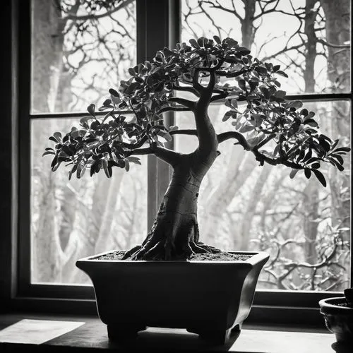 bonsai tree,bonsai,maple bonsai,elm bonsai,dragon tree,growing mandarin tree,potted tree,the japanese tree,maple tree in pot,ornamental tree,tree of life,tree silhouette,ficus,old tree silhouette,dwarf tree,scratch tree,jade flower,bodhi tree,crepe myrtle,tangerine tree,Photography,Black and white photography,Black and White Photography 08