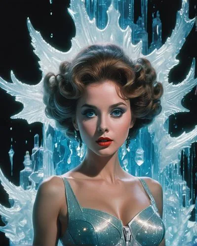 ice queen,the snow queen,ice princess,barbarella,lilandra,madelyne,delenn,lumenick,etheria,fathom,cryonics,lifeforce,blue enchantress,gene tierney,fairest,ann margaret,thundra,krull,thunderball,fantasy woman,Conceptual Art,Sci-Fi,Sci-Fi 24