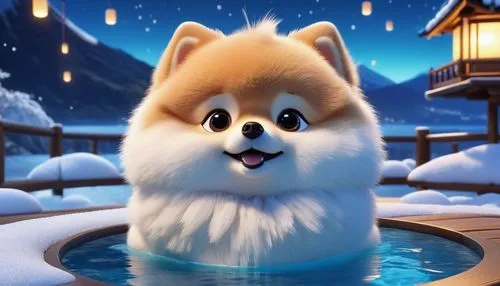 pomeranian,furgal,snowball,pomeranians,shoob,ein,Unique,3D,3D Character